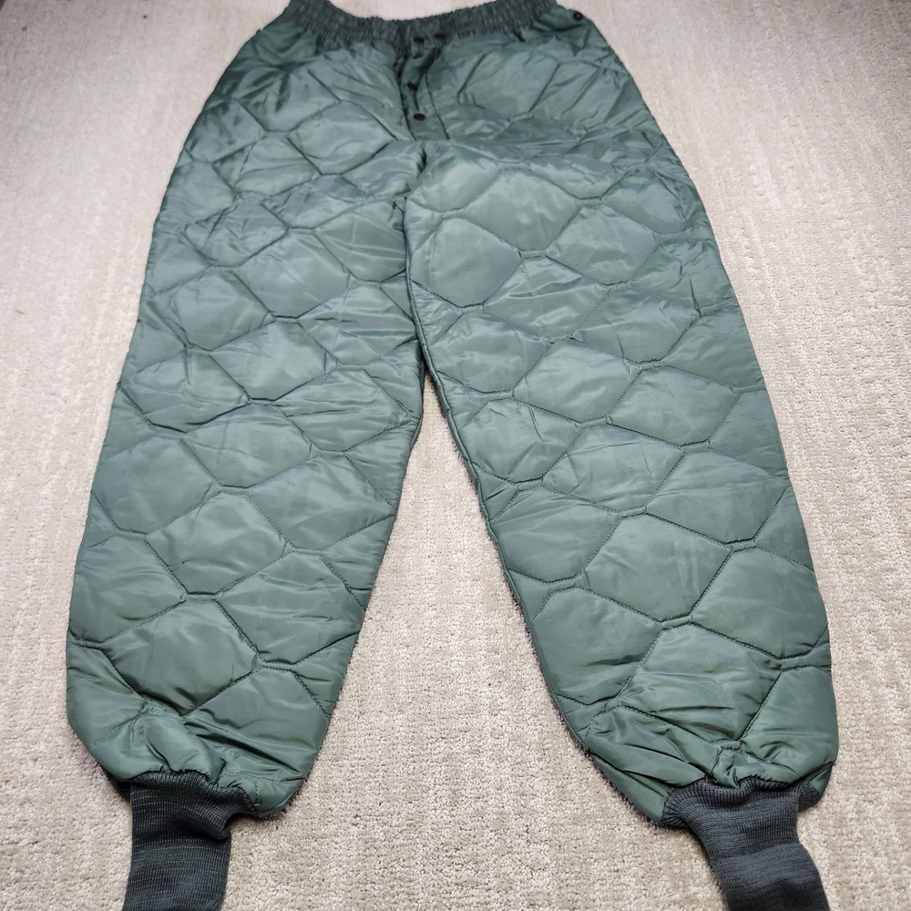 Vintage 70s US Military CWU-9P Liner Pants Flyers‎ Trousers Quilted USAF Men M